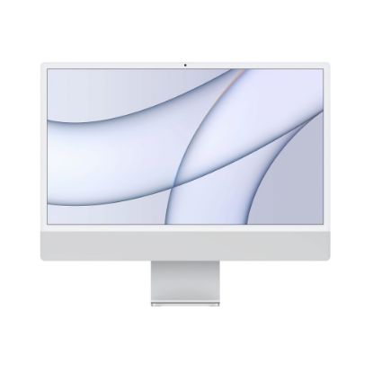 Bild von 24 Zoll iMac mit Retina 4.5K Display: M1 Chip mit 7 Core CPU und 8 Core GPU, 256 GB - Silber